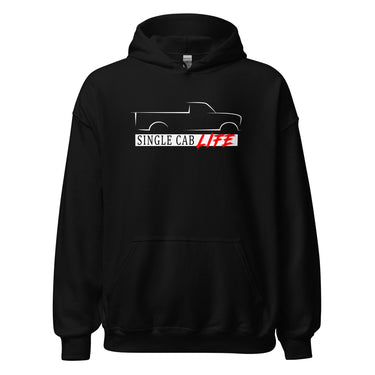 Single Cab Life Truck Hoodie in black
